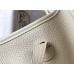 Hermes Evelyne III TPM Mini Bag In Craie Clemence Leather