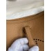Hermes Evelyne Mini Handmade Bag in Biscuit Clemence Leather