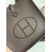 Hermes Evelyne Mini Handmade Bag in Ebene Clemence Leather