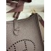 Hermes Evelyne Mini Handmade Bag in Ebene Clemence Leather