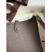 Hermes Evelyne Mini Handmade Bag in Ebene Clemence Leather