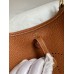 Hermes Evelyne Mini Handmade Bag in Gold Clemence Leather