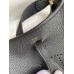 Hermes Evelyne Mini Handmade Bag in Black Clemence Leather