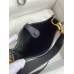 Hermes Evelyne Mini Handmade Bag in Black Clemence Leather