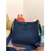 Hermes Evelyne III 29 PM Bag In Dark Blue Clemence Leather