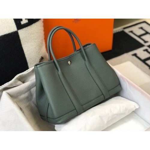 Hermès garden party 30 pm vert amande almond green