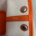 Hermes Neo Garden Party 23 Bag in Canvas and Orange Negonda Calfskin