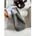 Hermes Neo Garden Party 23 Handmade Bag in Gris Meyer Clemence Leather Hermes Neo Garden Party 23 Handmade Bag in Gris Meyer Clemence Leather