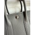 Hermes Neo Garden Party 23 Handmade Bag in Gris Meyer Clemence Leather Hermes Neo Garden Party 23 Handmade Bag in Gris Meyer Clemence Leather