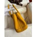 Hermes Neo Garden Party 23 Handmade Bag in Jaune Ambre Clemence Leather Hermes Neo Garden Party 23 Handmade Bag in Jaune Ambre Clemence Leather
