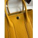 Hermes Neo Garden Party 23 Handmade Bag in Jaune Ambre Clemence Leather Hermes Neo Garden Party 23 Handmade Bag in Jaune Ambre Clemence Leather