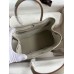 Hermes Neo Garden Party 23 Handmade Bag in Pearl Grey Clemence Leather Hermes Neo Garden Party 23 Handmade Bag in Pearl Grey Clemence Leather