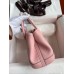 Hermes Neo Garden Party 23 Handmade Bag in Rose Sakura Clemence Leather Hermes Neo Garden Party 23 Handmade Bag in Rose Sakura Clemence Leather
