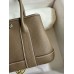 Hermes Neo Garden Party 23 Handmade Bag in Taupe Clemence Leather Hermes Neo Garden Party 23 Handmade Bag in Taupe Clemence Leather