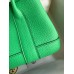 Hermes Neo Garden Party 23 Handmade Bag in Vert Comics Clemence Leather Hermes Neo Garden Party 23 Handmade Bag in Vert Comics Clemence Leather