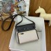 Hermes Herbag Zip 20 Bag in Canvas and Ebene Hunter Calfskin Hermes Herbag Zip 20 Bag in Canvas and Ebene Hunter Calfskin