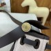 Hermes Herbag Zip 20 Bag in Canvas and Ebene Hunter Calfskin Hermes Herbag Zip 20 Bag in Canvas and Ebene Hunter Calfskin