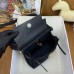 Hermes Herbag Zip 20 Bag in Black Canvas and Black Hunter Calfskin Hermes Herbag Zip 20 Bag in Black Canvas and Black Hunter Calfskin