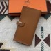 Hermes Brown Epsom Bearn Gusset Wallet