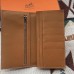 Hermes Brown Epsom Bearn Gusset Wallet