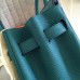 Hermes Malachite Clemence Birkin 30cm Handmade Bag