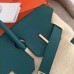 Hermes Malachite Clemence Birkin 30cm Handmade Bag