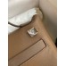 Hermes 24/24 Mini 21 Handmade Bag in Beige Weimar Evercolor Leather