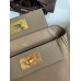 Hermes 24/24 Mini 21 Handmade Bag in Beige Weimar Evercolor Leather