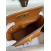 Hermes 24/24 Mini 21 Handmade Bag in Gold Evercolor Leather