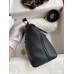 Hermes 24/24 Mini 21 Handmade Bag in Black Evercolor Leather