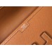 Hermes Jige Elan 29 Clutch Bag In Gold Epsom Leather