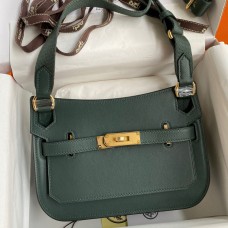 Hermes Jypsiere Mini Handmade Bag In Vert Rousseau Swift Calfskin Hermes Jypsiere Mini Handmade Bag In Vert Rousseau Swift Calfskin