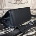 Hermes Black Clemence Jypsiere 28cm Bag