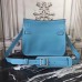 Hermes Blue Jean Clemence Jypsiere 28cm Bag