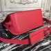 Hermes Red Clemence Jypsiere 28cm Bag