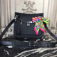 Hermes Black Clemence Jypsiere 28cm Bag Hermes Black Clemence Jypsiere 28cm Bag