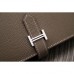 Hermes Gray Epsom Bearn Gusset Wallet