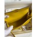 Hermes Kelly Mini II Sellier Handmade Bag In Jaune de Naples Epsom Calfskin