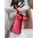 Hermes Kelly Mini II Sellier Handmade Bag In Rose Azalee Epsom Calfskin