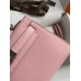 Hermes Kelly Mini II Sellier Handmade Bag In Rose Sakura Epsom Calfskin