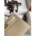 Hermes Kelly Mini II Sellier Handmade Bag In Trench Epsom Calfskin