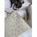 Hermes Kelly Mini II Sellier Handmade Bag In Beton Ostrich Leather