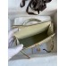 Hermes Kelly Mini II Sellier Handmade Bag In Beton Ostrich Leather
