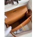 Hermes Kelly Mini II Sellier Handmade Bag In Gold Ostrich Leather