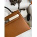 Hermes HSS Kelly Mini II Sellier Tri-color Bag in Gold/Craie/Black Epsom Calfskin