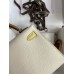 Hermes HSS Kelly Mini II Sellier Tri-color Bag in Nata/Craie/Black Epsom Calfskin