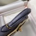 Hermes Kelly Mini II Sellier Handmade Bag In Gris Agate Ostrich Leather