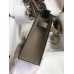 Hermes Kelly Mini II Sellier Verso Handmade Bag in Taupe and Bamboo Epsom Calfskin