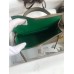 Hermes Kelly Mini II Sellier Verso Handmade Bag in Taupe and Bamboo Epsom Calfskin