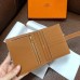 Hermes Bearn Compact Wallet In Gold Epsom Leather